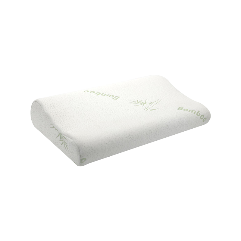 Amazon Hot Sale wygodna poduszka podtrzymująca szyję ortopedyczna hipoalergiczna zdrowa poduszka z pianki bambusowej zapobiegającej chrapaniu